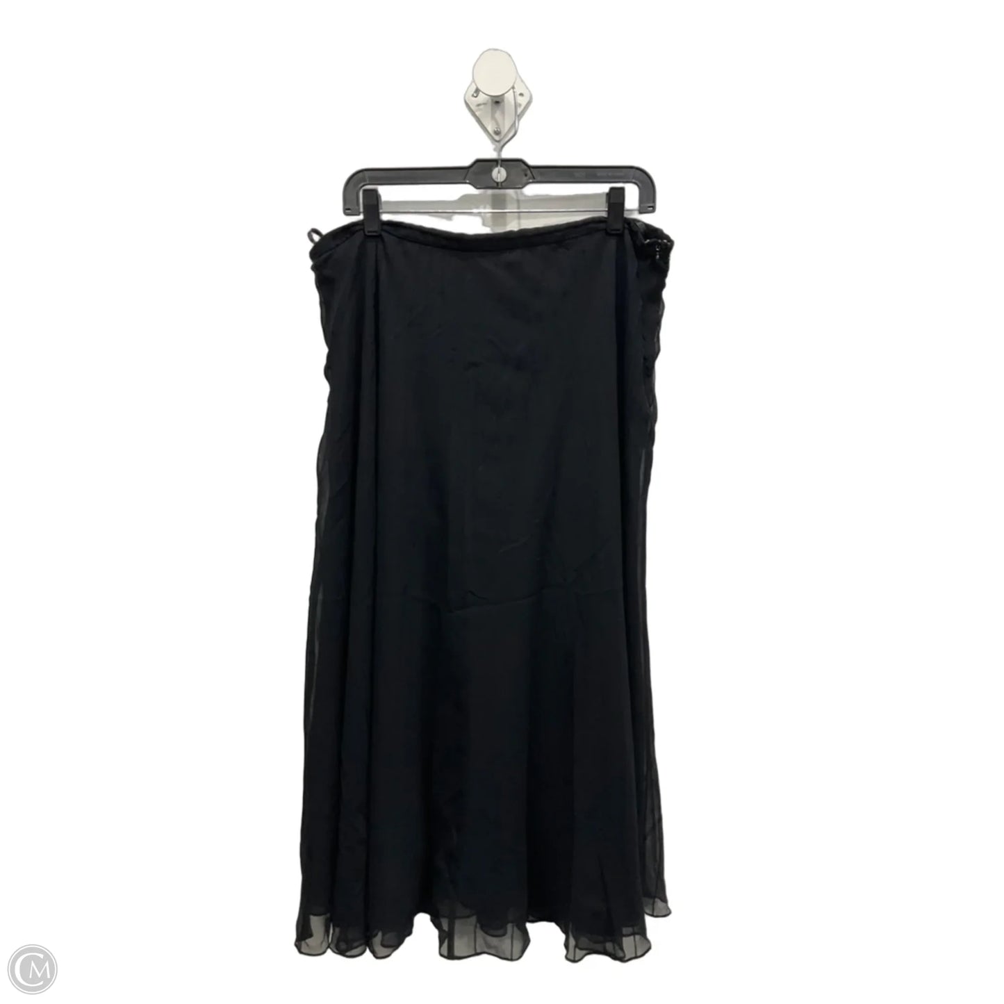 Skirt Maxi By Charter Club In Black, Size: 14