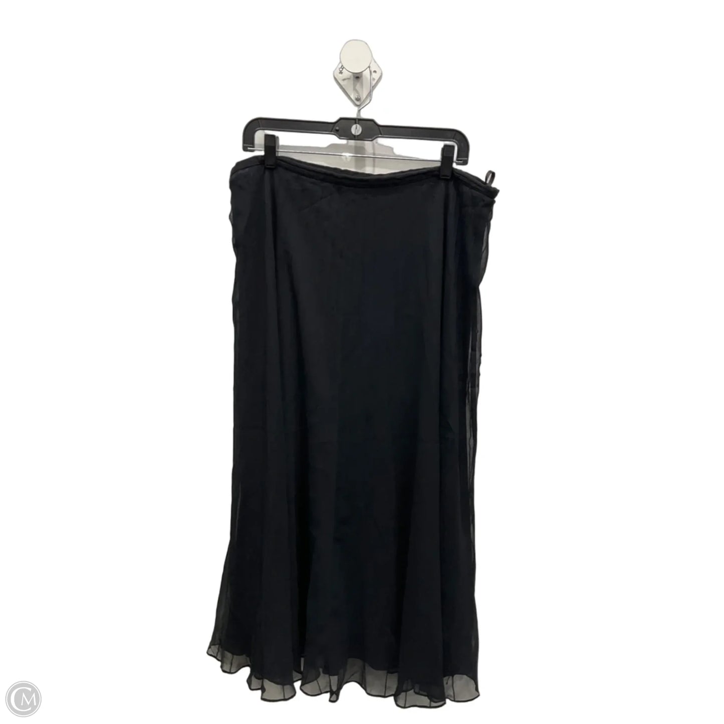 Skirt Maxi By Charter Club In Black, Size: 14