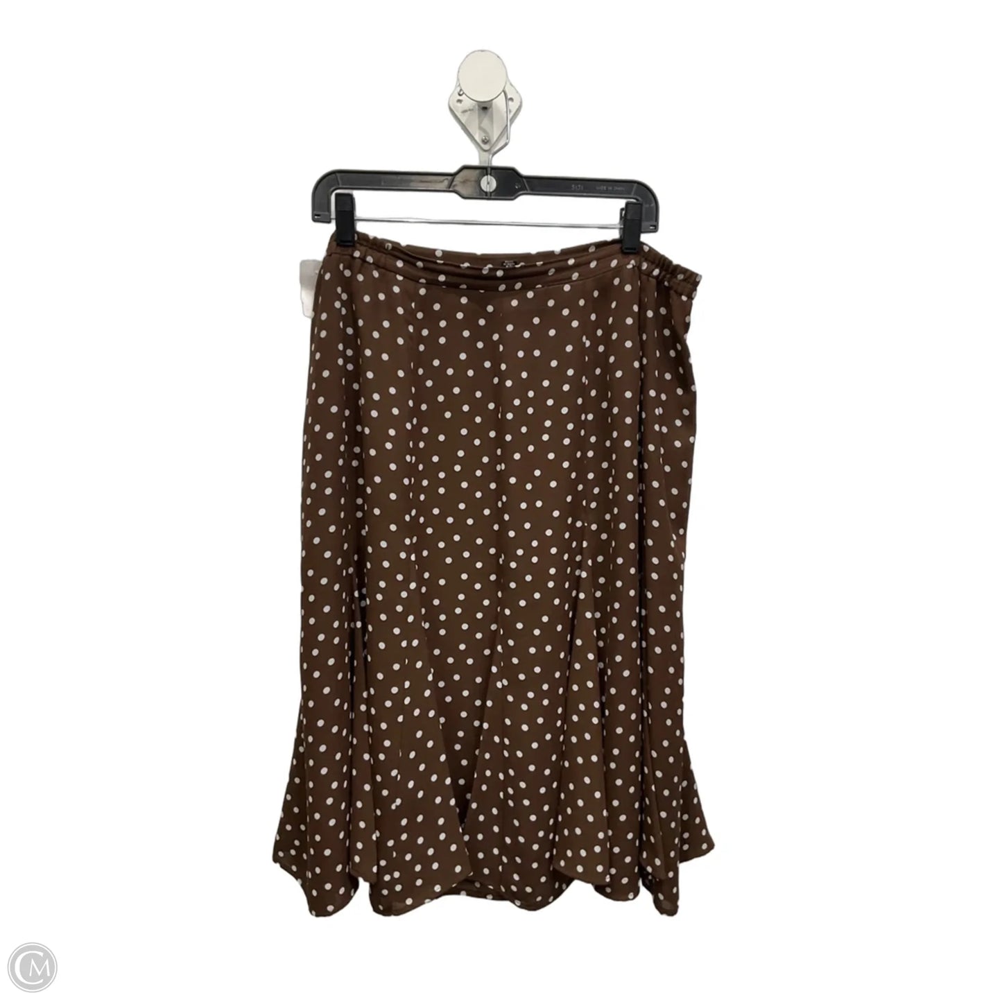 Skirt Maxi By Kasper In Polkadot Pattern, Size: 16
