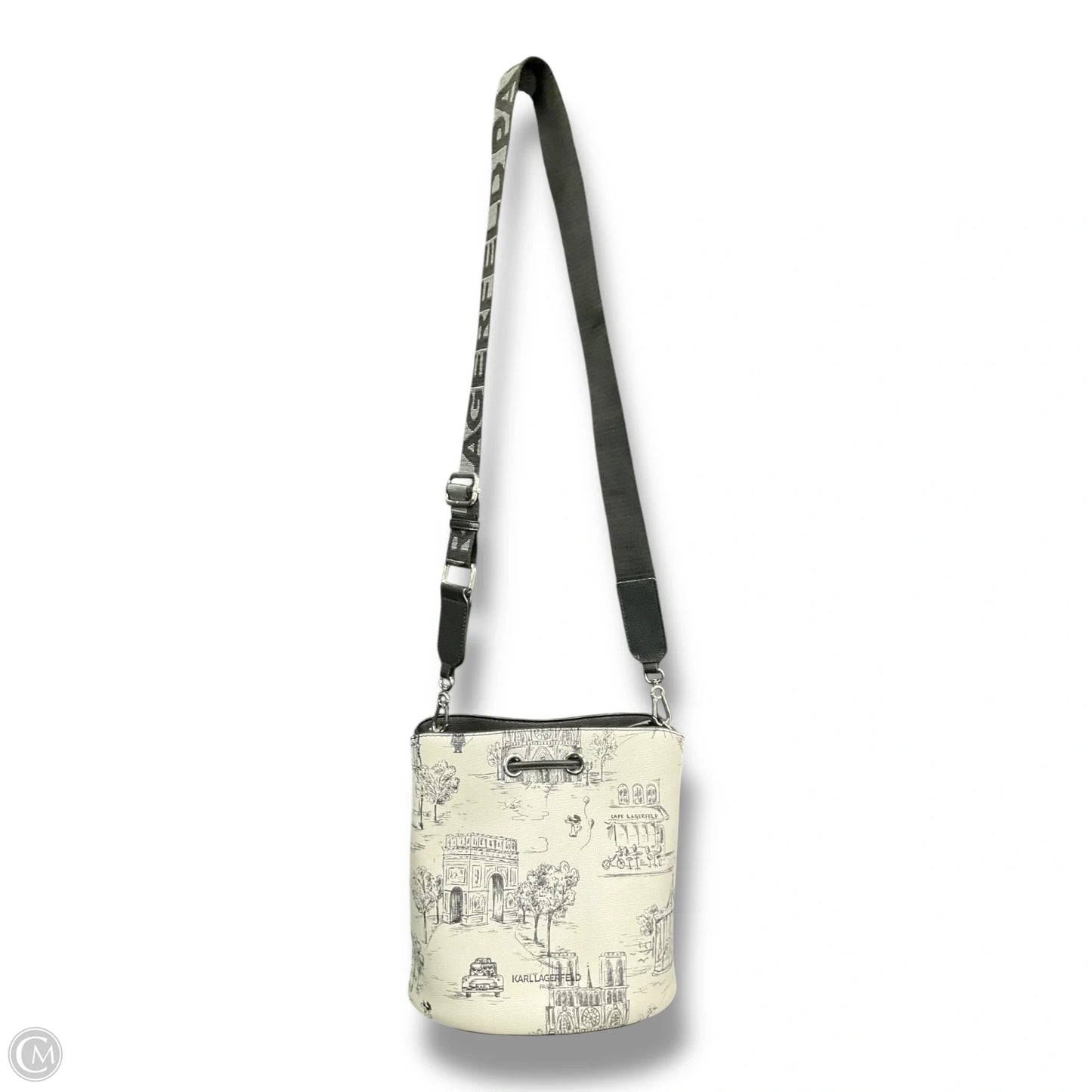 Crossbody Designer By Karl Lagerfeld, Size: Medium