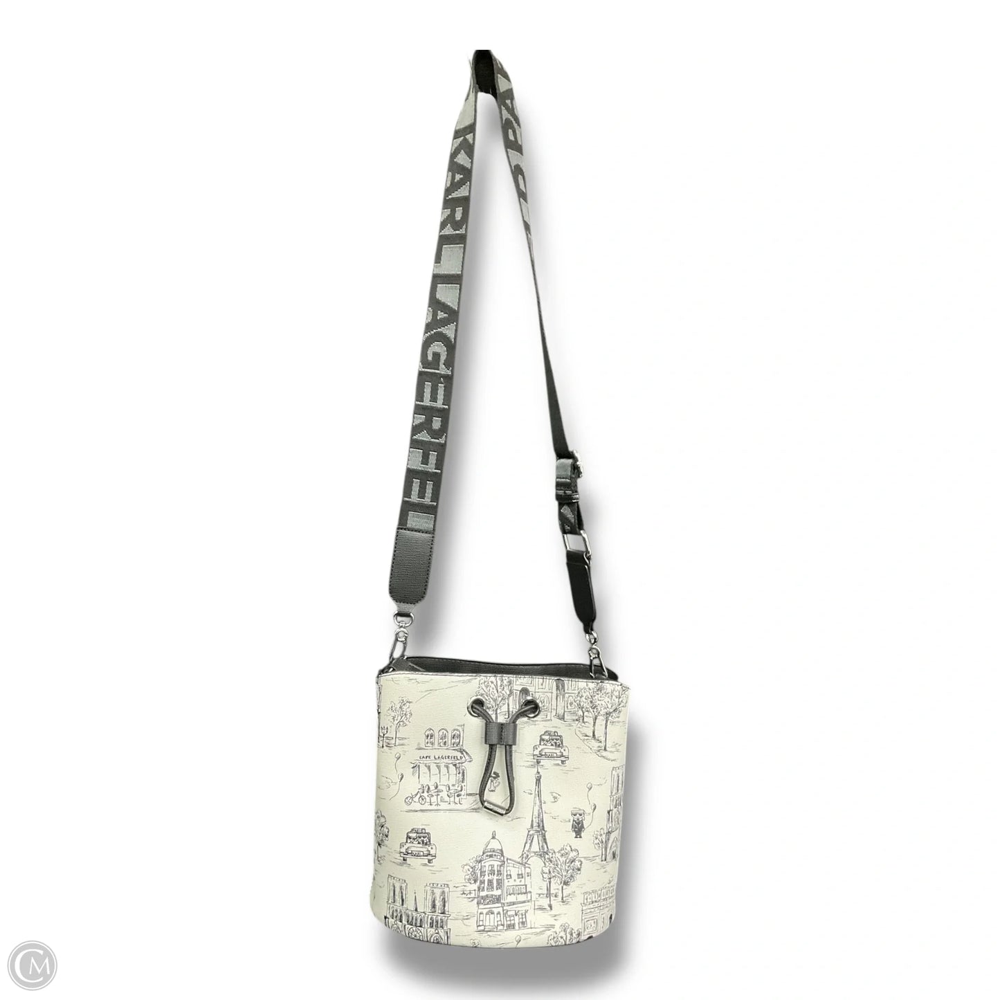 Crossbody Designer By Karl Lagerfeld, Size: Medium