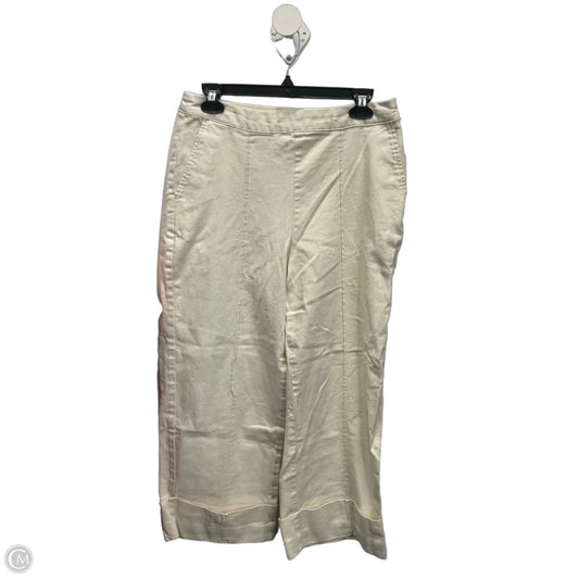 Jeans Wide Leg By Cma In Cream Denim, Size: M