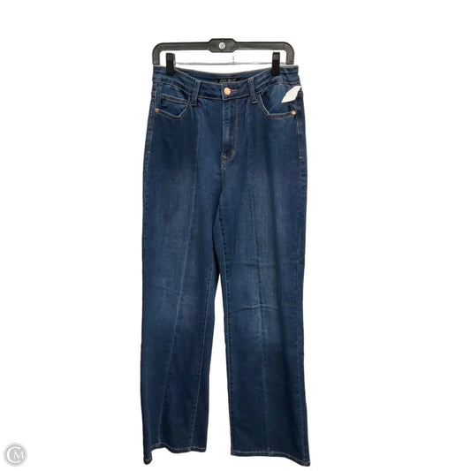 Jeans Wide Leg By Judy Blue In Blue Denim, Size: 10