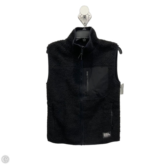Vest Faux Fur & Sherpa By Eddie Bauer In Black, Size: Xs