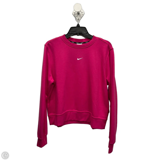 Sweatshirt Crewneck By Nike Apparel In Pink, Size: L