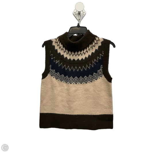 Vest Sweater By Evereve In Brown, Size: Xs