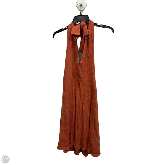 Dress Casual Midi By Free People In Orange, Size: M