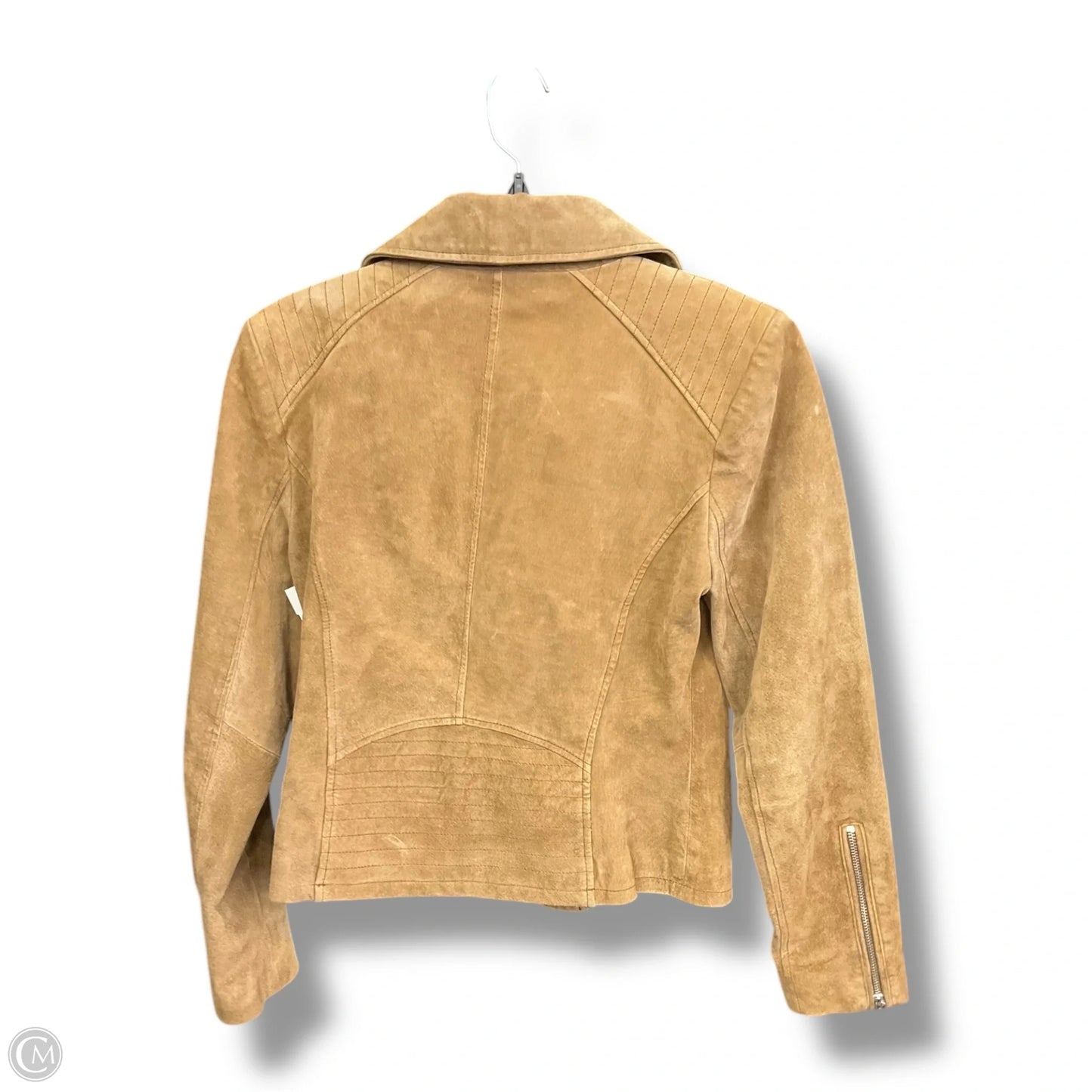 Jacket Moto By Bcbgeneration In Brown, Size: M