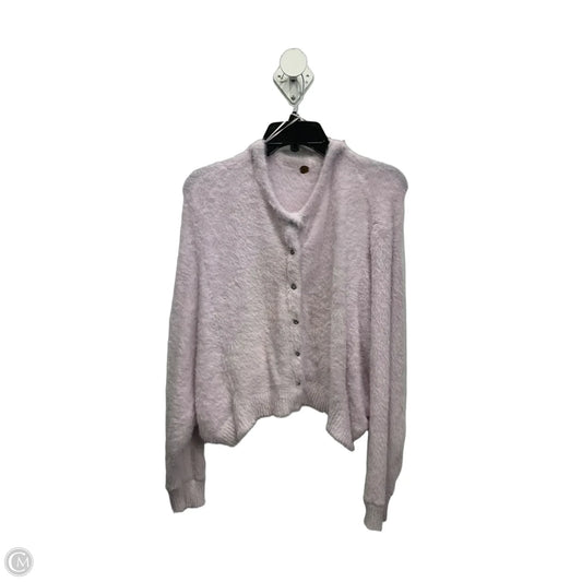 Cardigan By Free People In Purple, Size: Xs