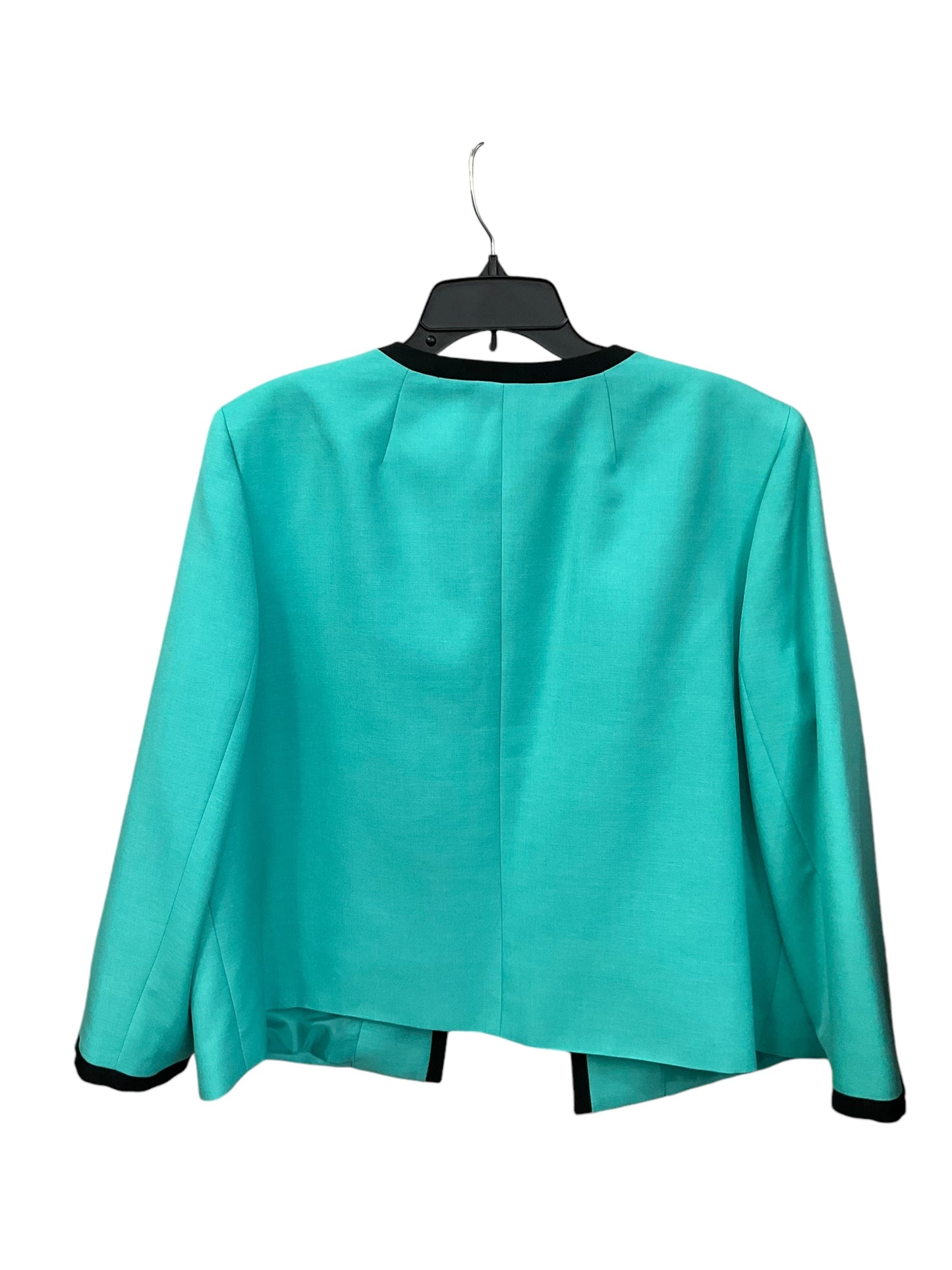 Blazer By Evan-picone In Turquoise, Size: Xxl