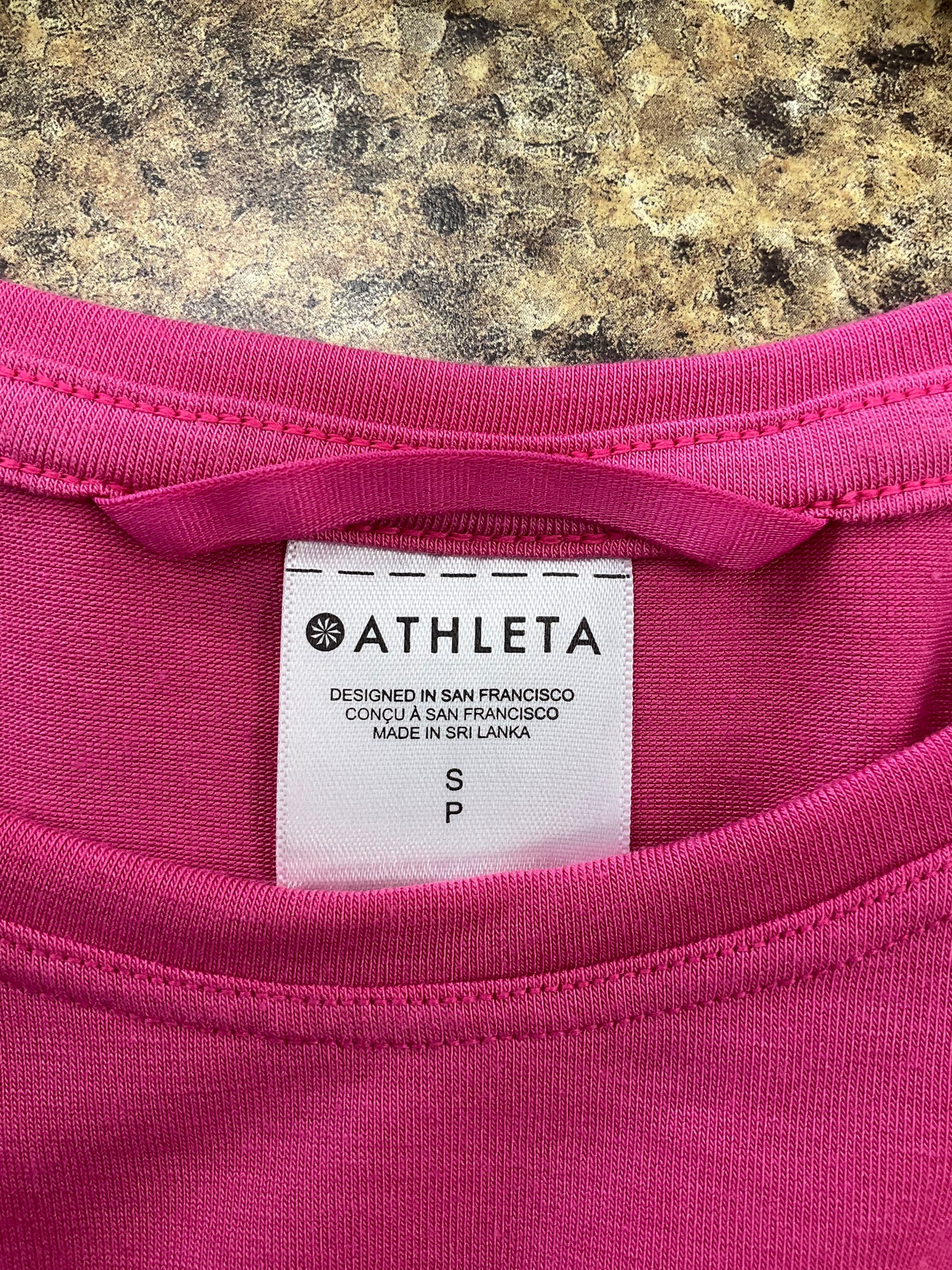 Pink Athletic Tank Top Athleta, Size S