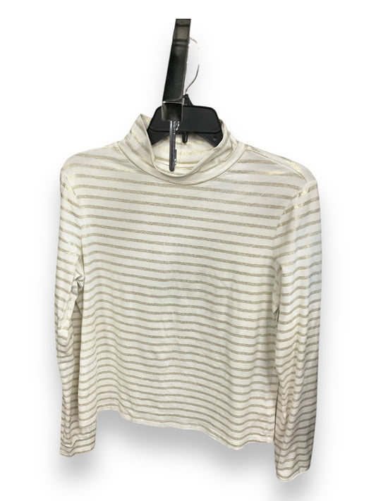 Top Long Sleeve By Maeve In Striped Pattern, Size: M