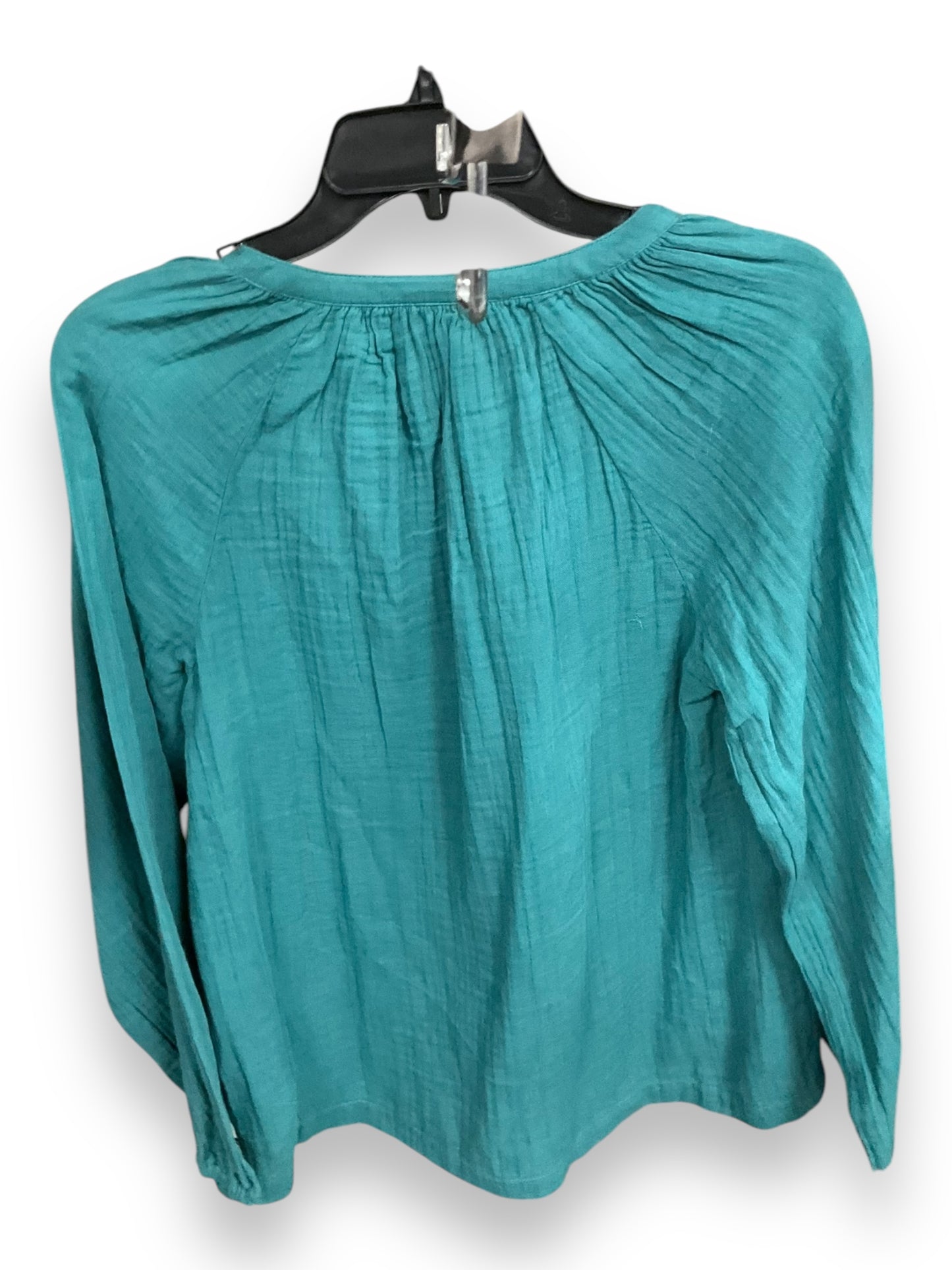 Top Long Sleeve By Old Navy In Teal, Size: Xs