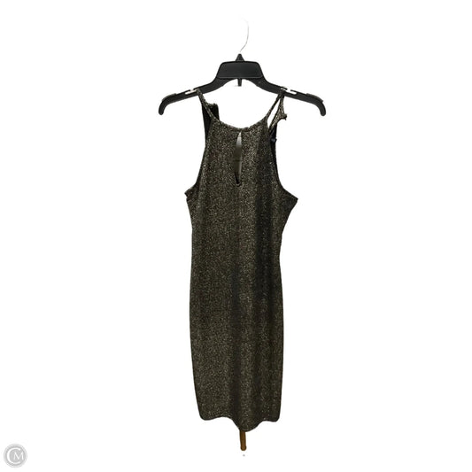 Dress Party Long By One Clothing In Black Gold, Size: S