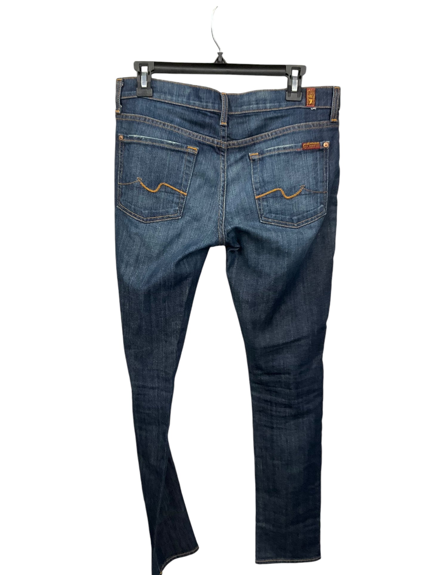 Jeans Skinny By 7 For All Mankind In Denim Blue, Size: 6