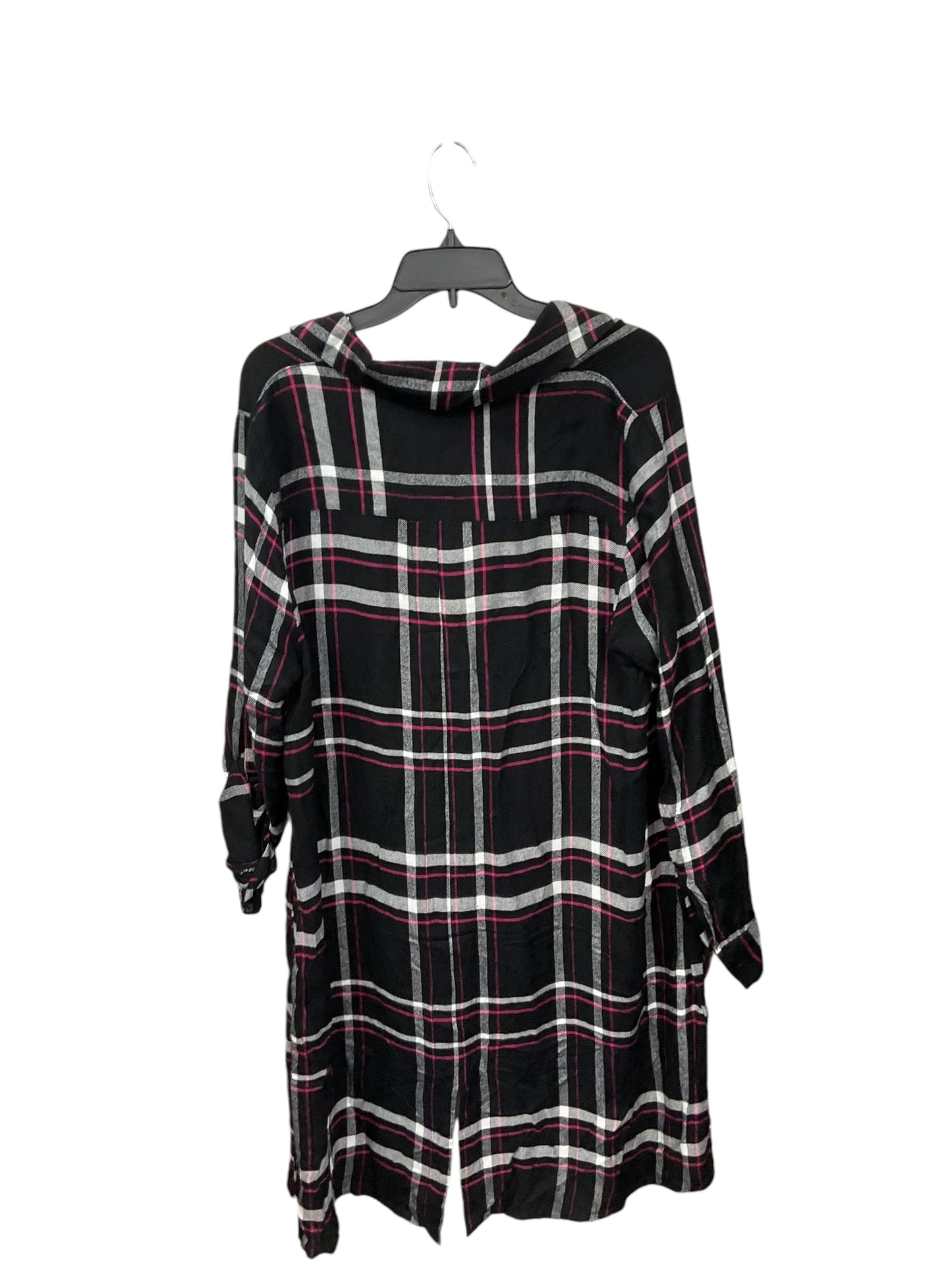 Dress Party Midi By Gabrielle In Plaid, Size: L