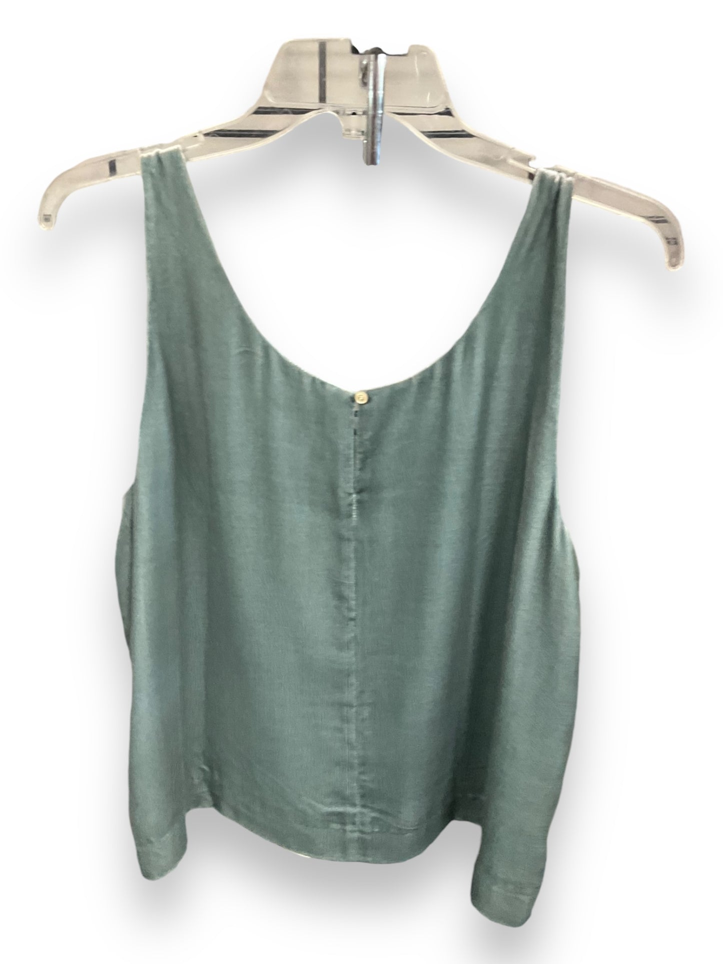 Tank Top By J Crew In Green, Size: L