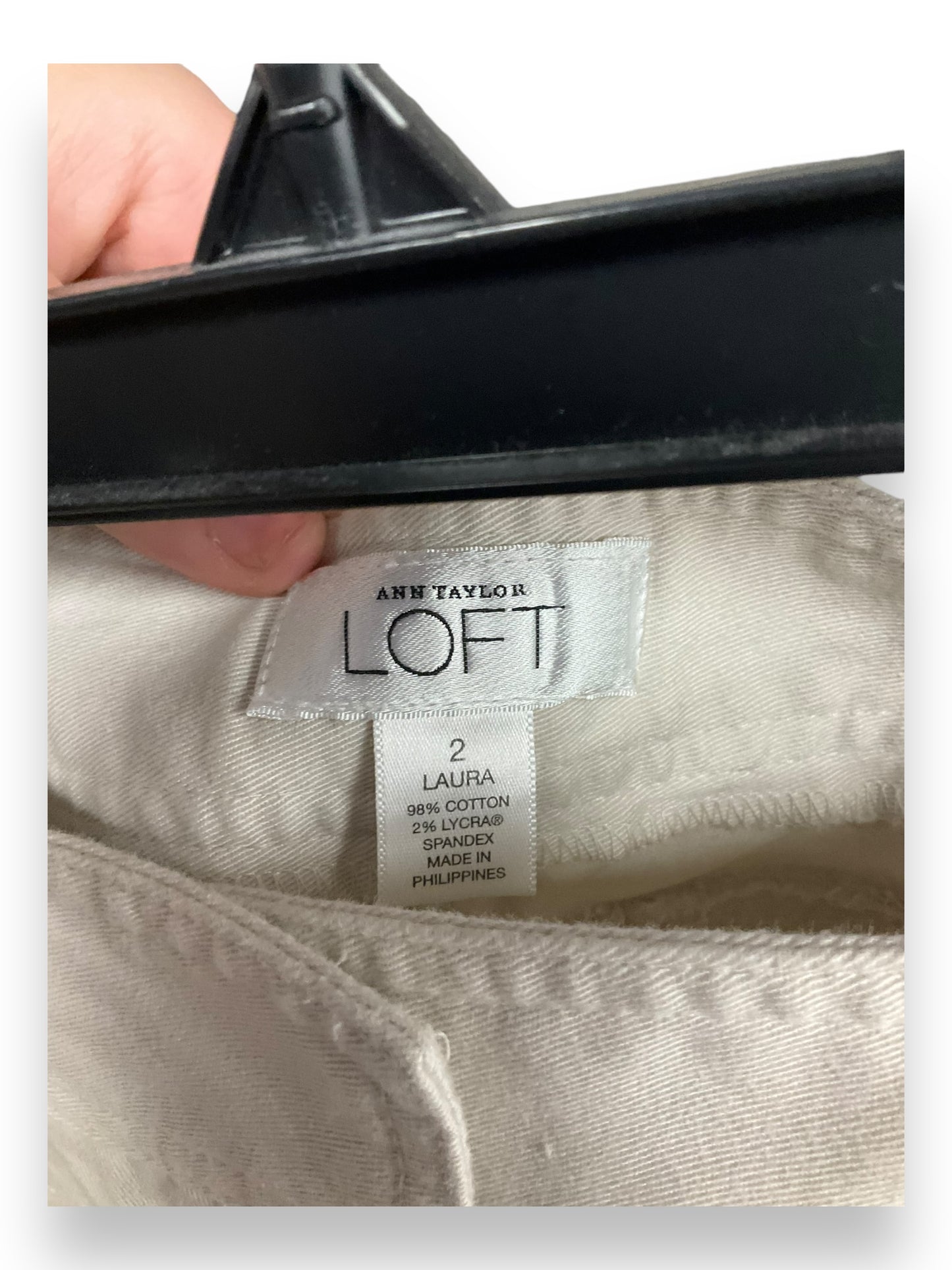 Pants Wide Leg By Loft In Tan, Size: 2