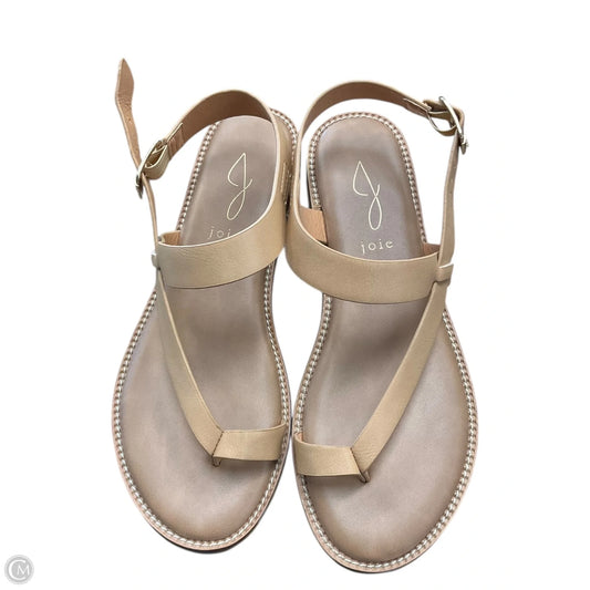 Sandals Flats By Joie In Tan, Size: 7.5