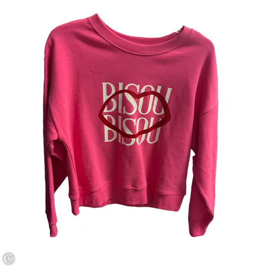 Sweatshirt Crewneck By Maeve In Pink, Size: Xs