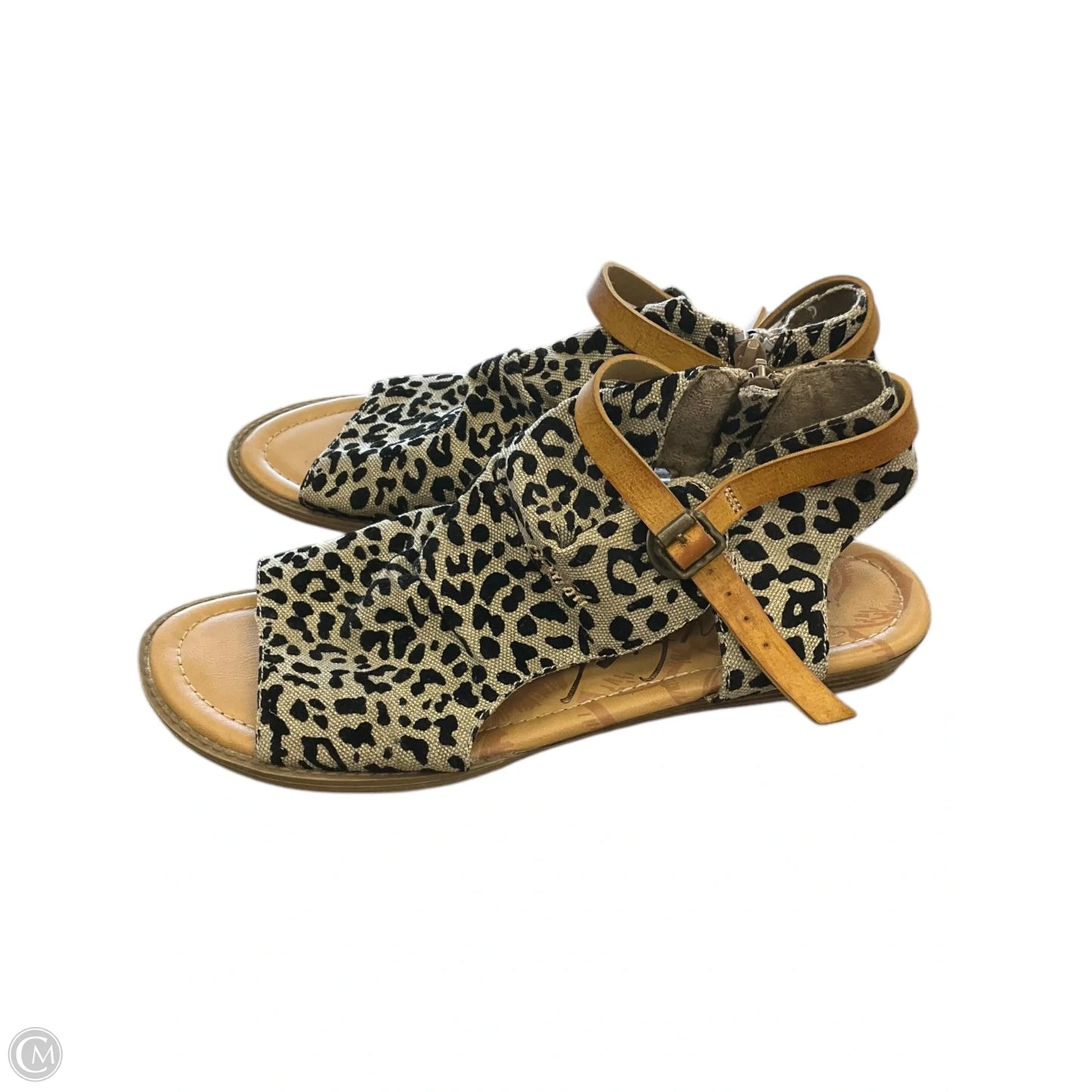 Sandals Flats By Blowfish In Animal Print, Size: 10