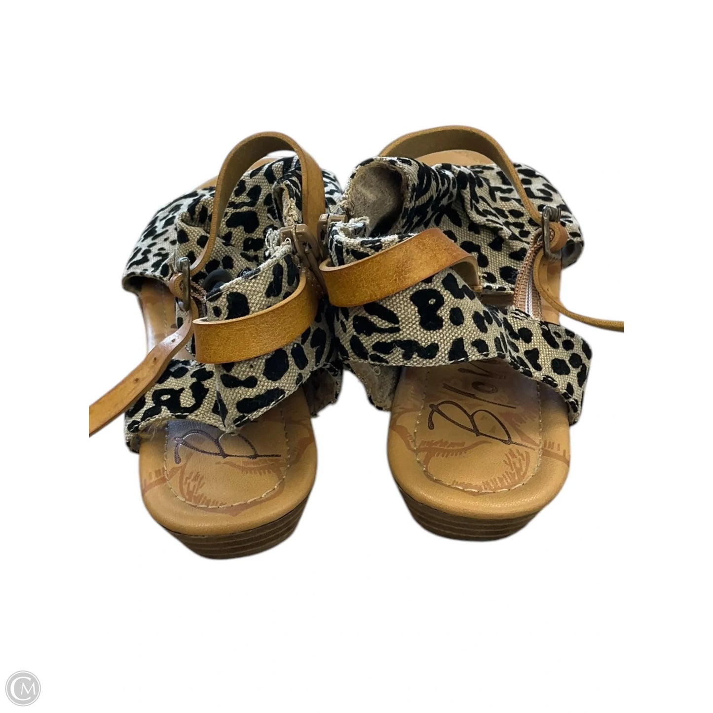 Sandals Flats By Blowfish In Animal Print, Size: 10