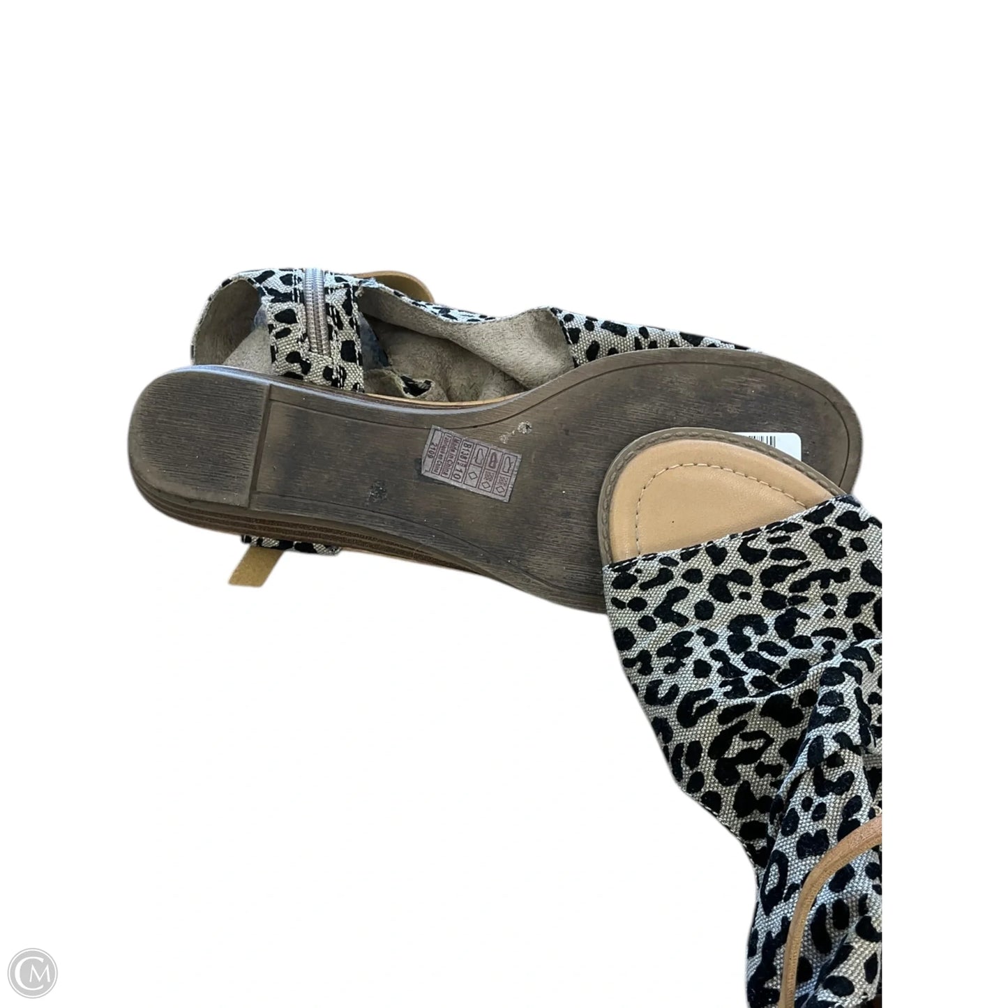 Sandals Flats By Blowfish In Animal Print, Size: 10