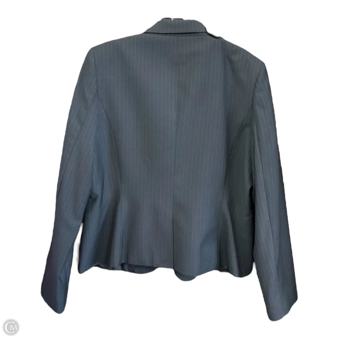 Blazer By Calvin Klein In Striped Pattern, Size: S