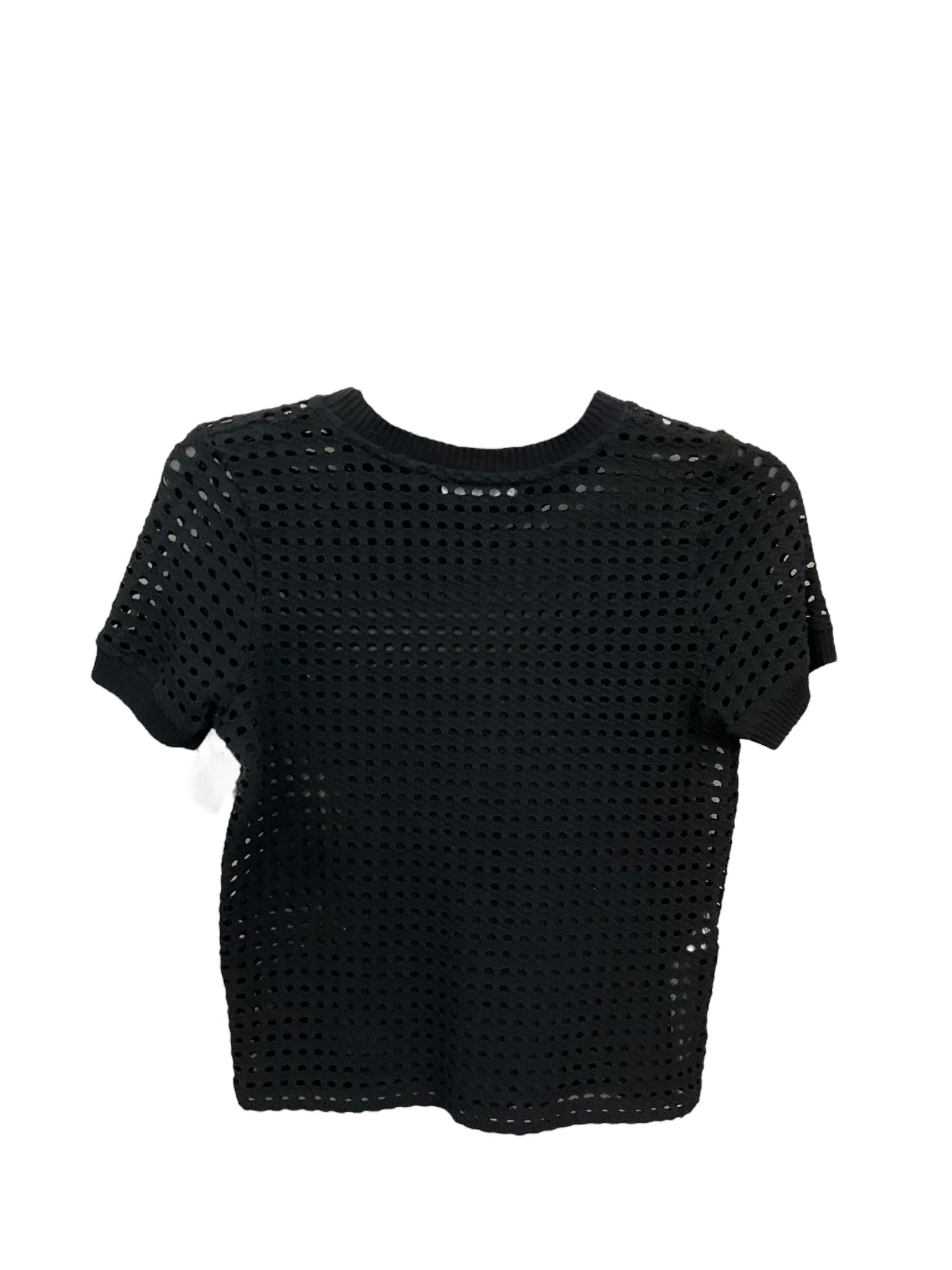 Top Short Sleeve By Mng In Black, Size: S