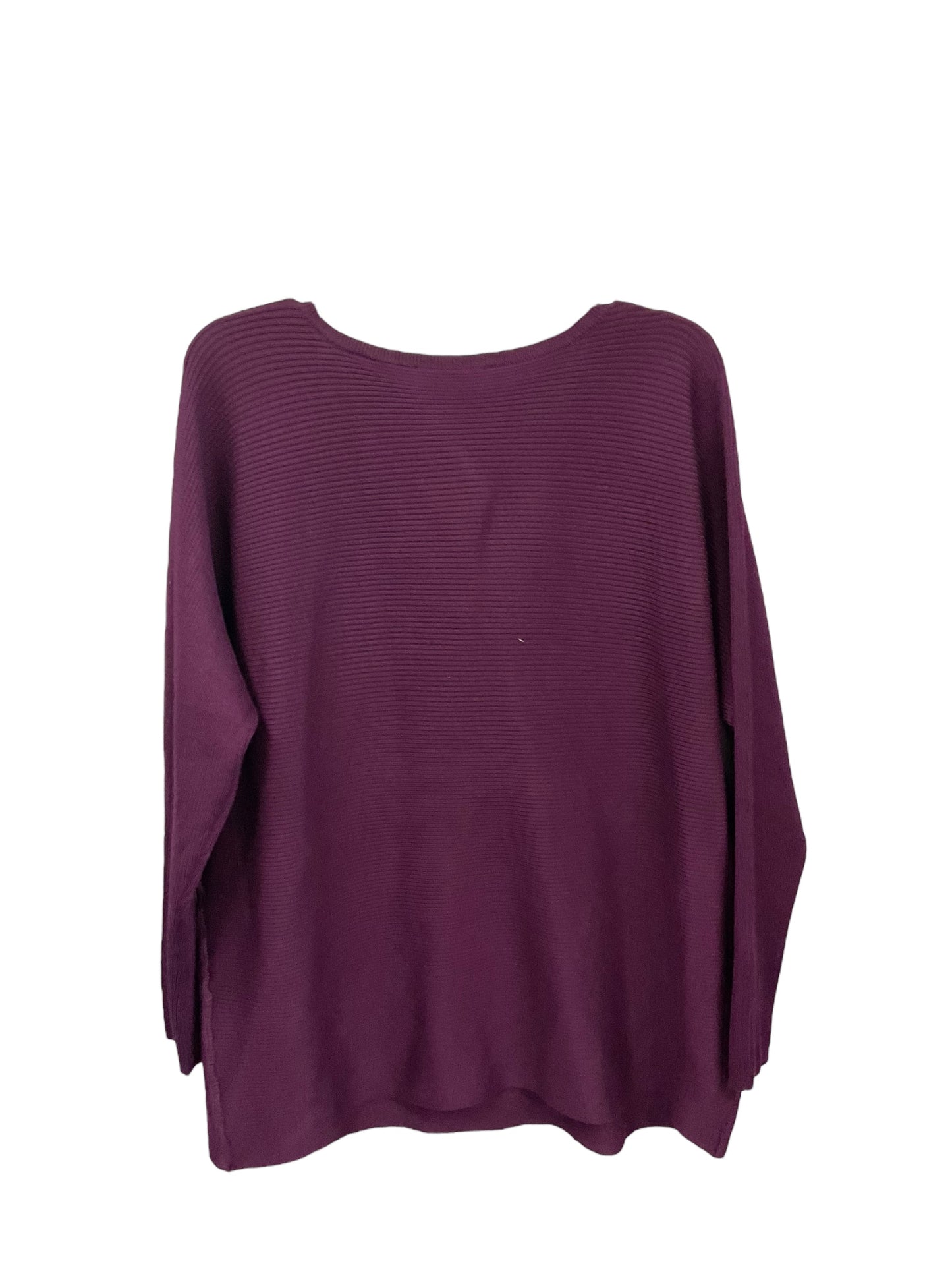 Sweater By Cyrus Knits In Purple, Size: 1x