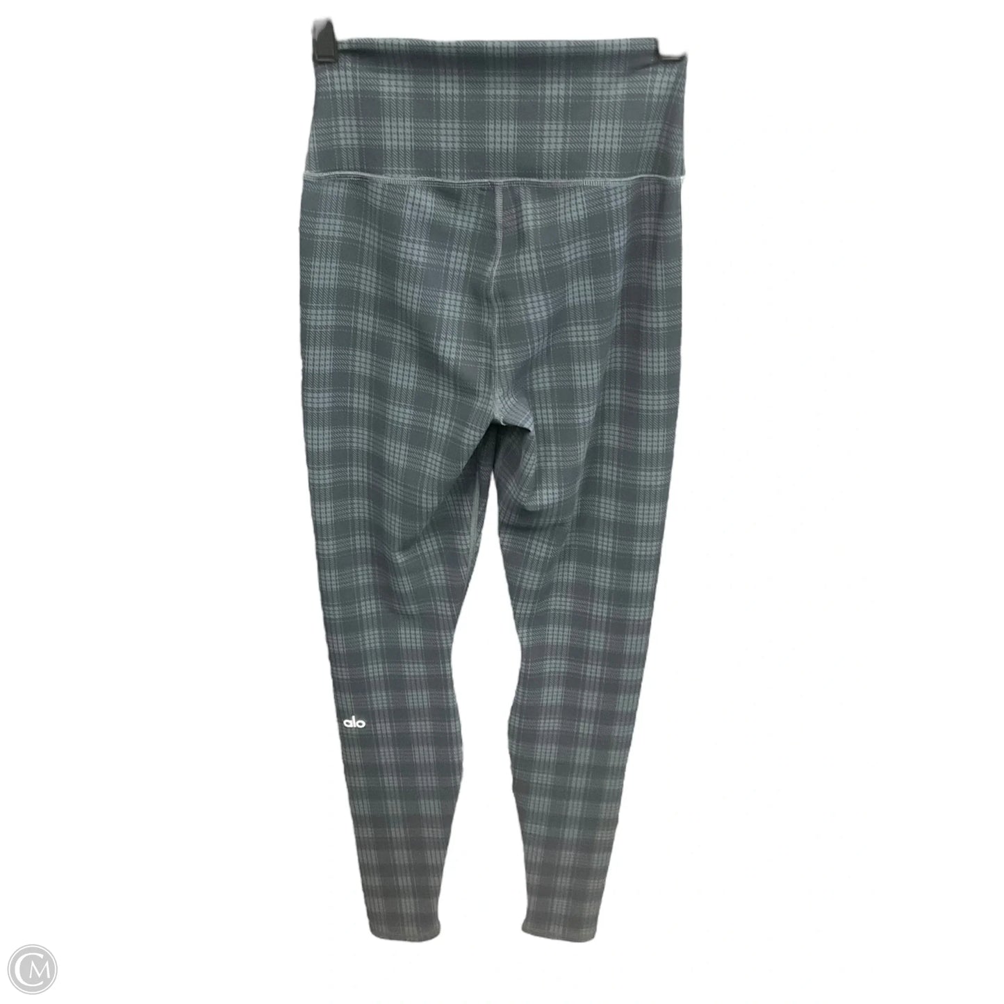 Athletic Leggings By Alo In Plaid Pattern, Size: Xs