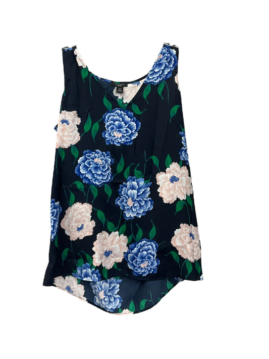 Floral Print Top Sleeveless Ann Taylor, Size Xs