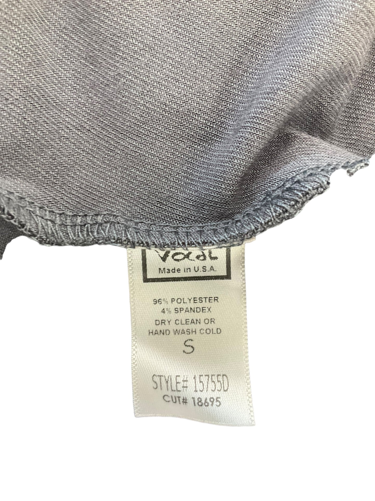 Grey Tunic Sleeveless Clothes Mentor, Size S