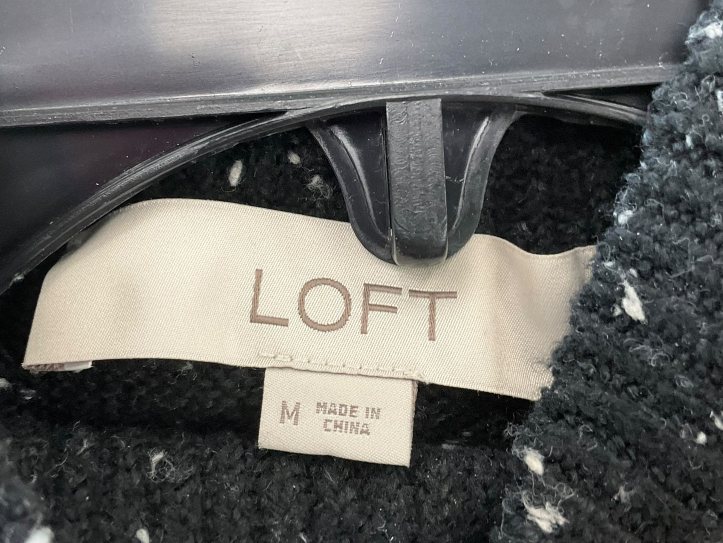 Black & White Sweater Loft, Size M