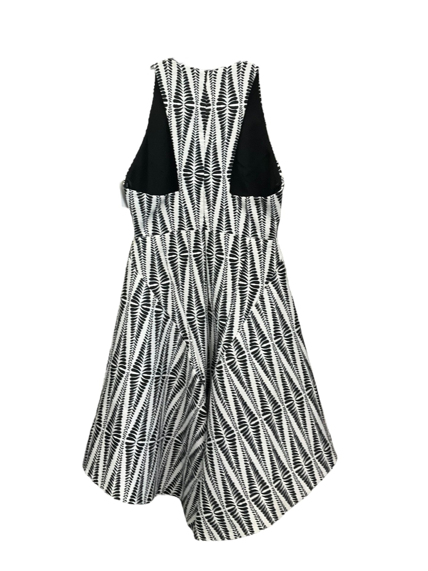 Black & White Dress Casual Midi Elliatt, Size M