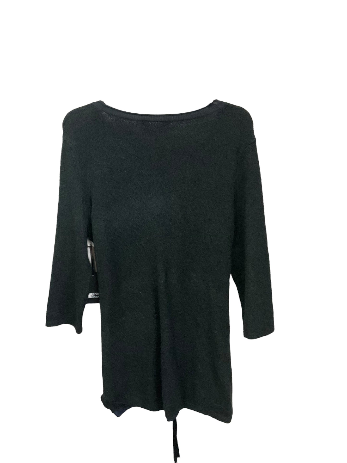 Black & Blue Top Long Sleeve Simply Vera, Size L