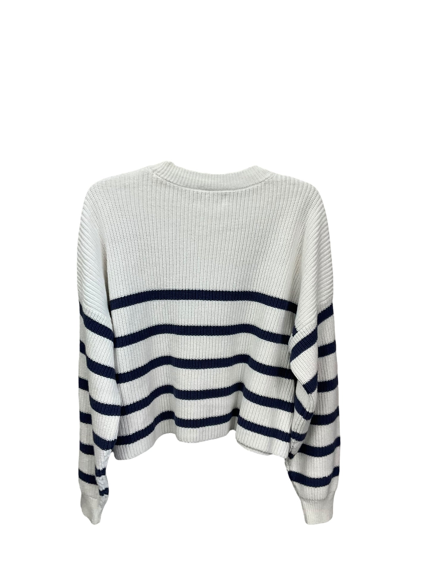 Blue & White Sweater Hollister, Size L