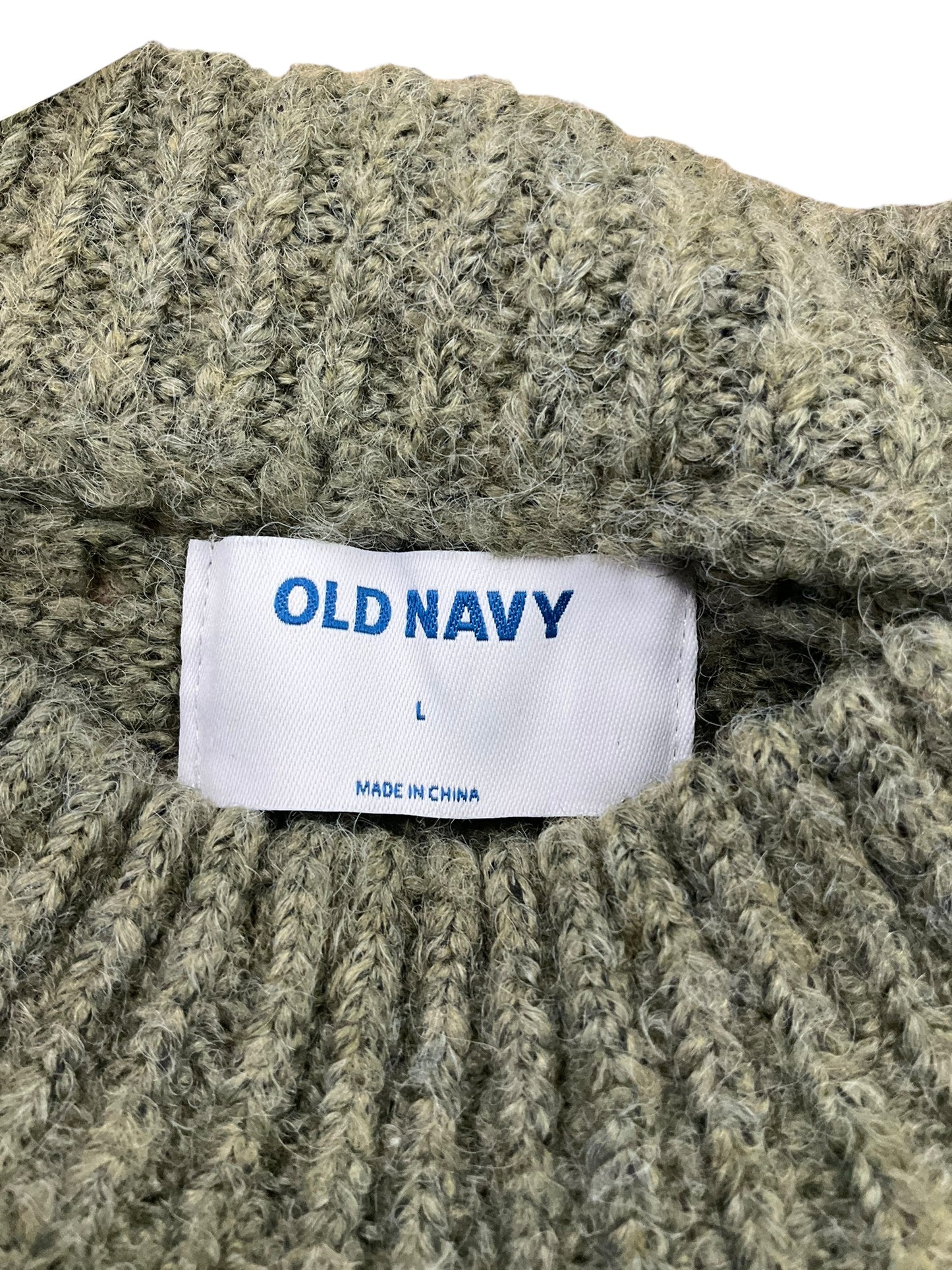 Sweater By Old Navy In Green, Size: L