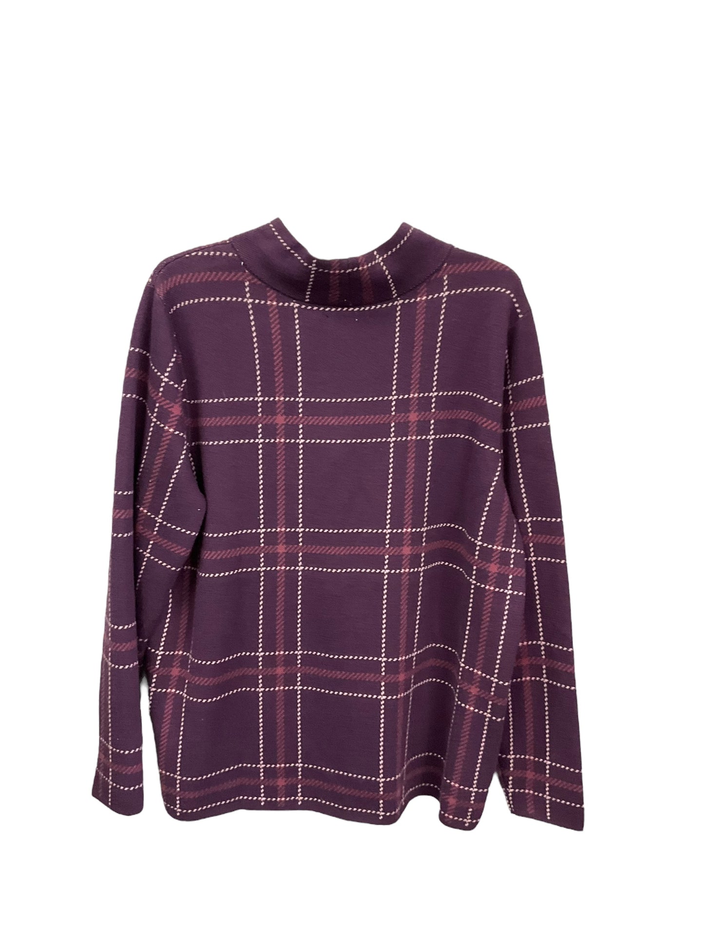 Sweater By Lands End In Purple, Size: Xl