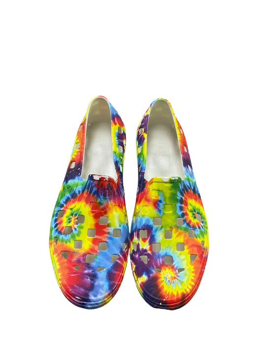 Shoes Flats By Vans In Tie Dye Print, Size: 9