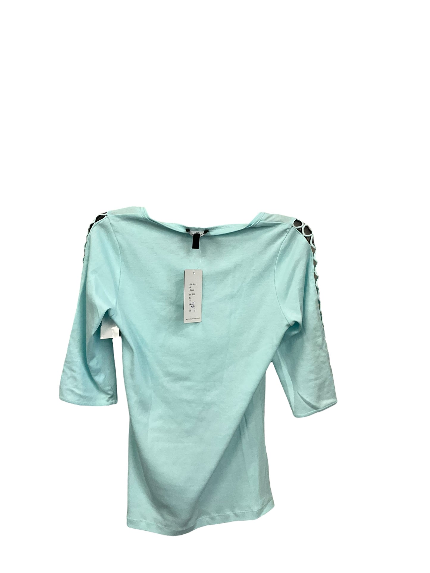 Top Long Sleeve By Clothes Mentor In Teal, Size: Xs