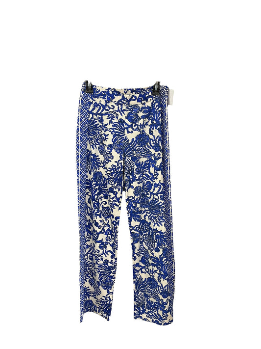 Pants Other By Lilly Pulitzer In Blue & White, Size: 2