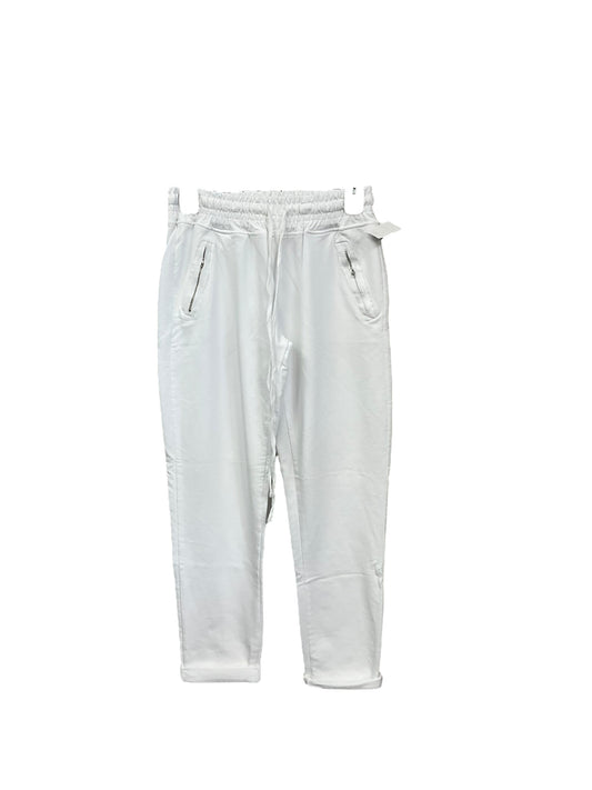 Pants Lounge By Clothes Mentor In White, Size: Xs