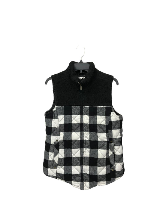 Vest Puffer & Quilted By Maurices In Plaid Pattern, Size: M