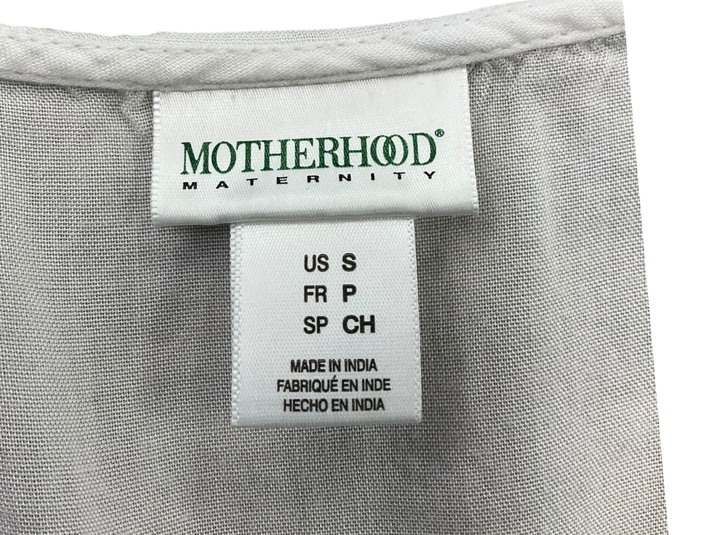 Maternity Top Short Sleeve By Motherhood, Size: S