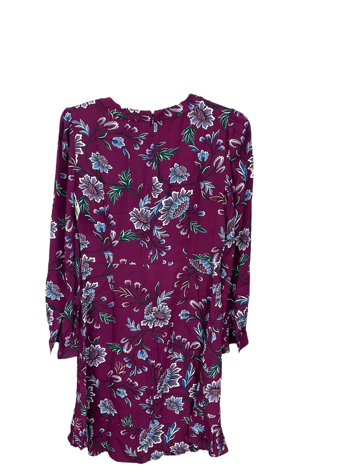 Dress Casual Midi By Loft In Floral Print, Size: Xs