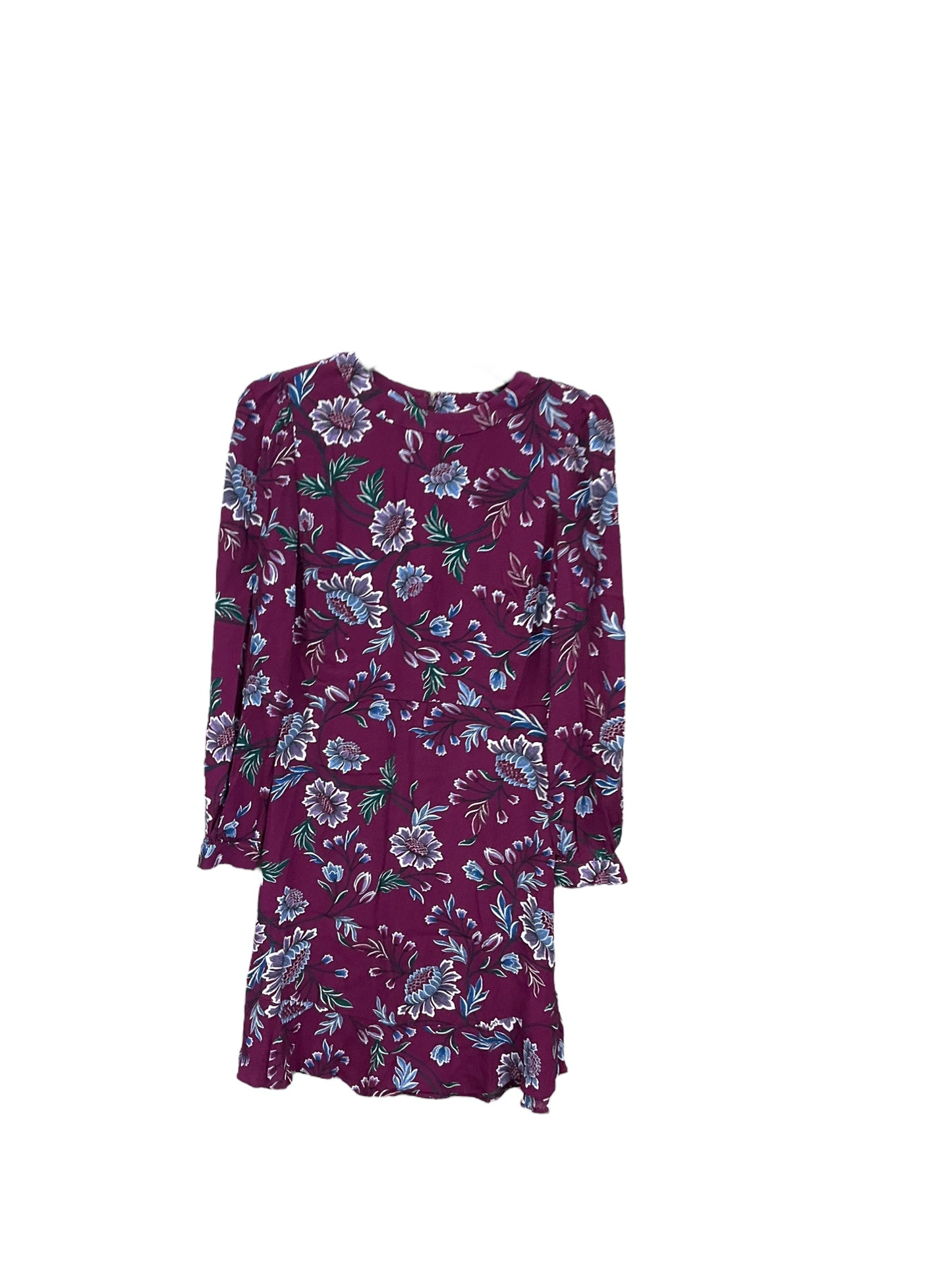 Dress Casual Midi By Loft In Floral Print, Size: Xs