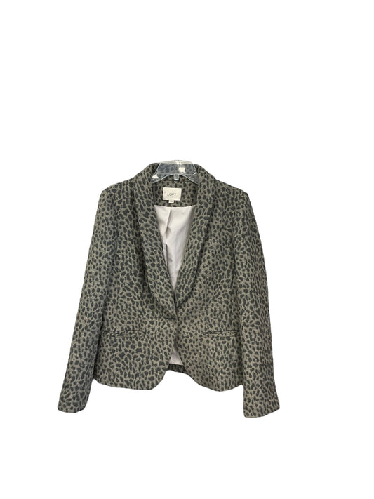 Blazer By Loft In Animal Print, Size: S