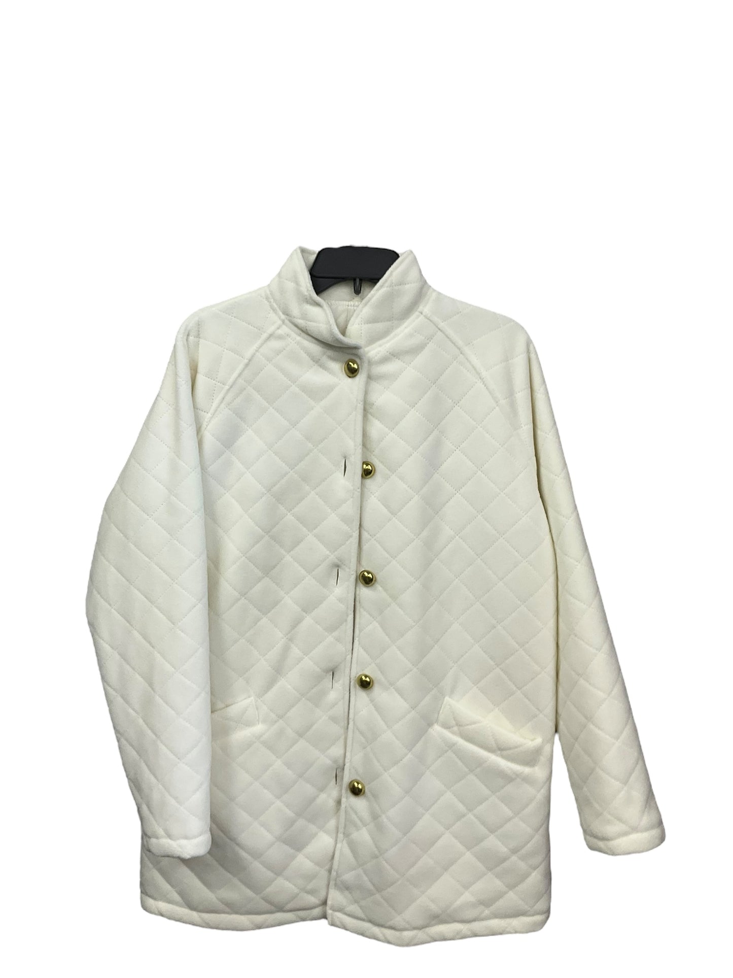 Coat Puffer & Quilted By Blair In Ivory, Size: S