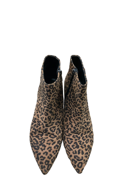 Boots Ankle Heels By Circus By Sam Edelman In Animal Print, Size: 8